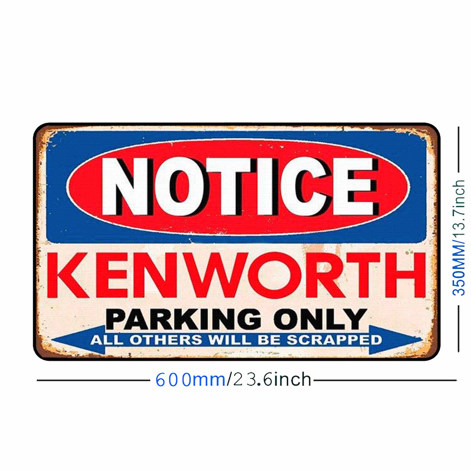 Kenworth Parking Only Desk Pad freeshipping - garageartaustralia