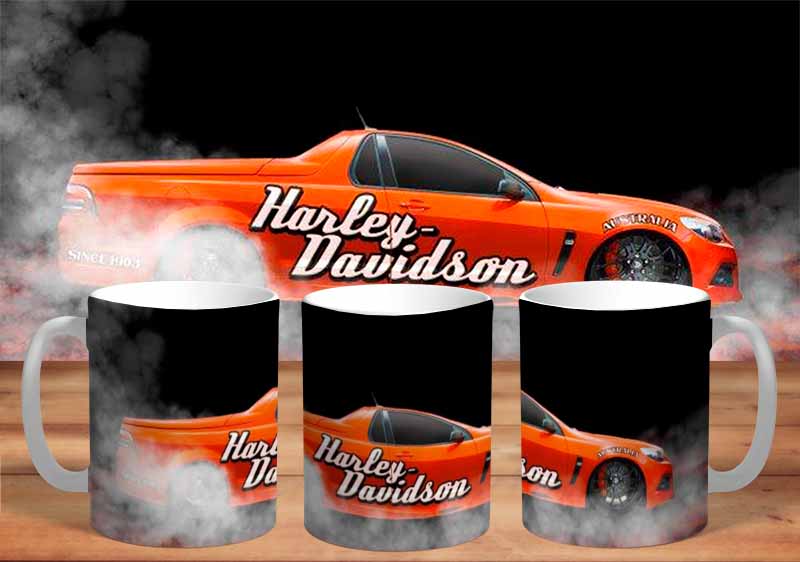 Harley Davidson Holden Ute 11oz Mug freeshipping - garageartaustralia