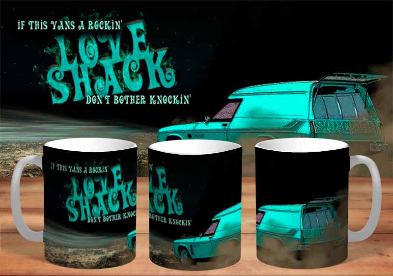 Holden Sandman Love Shack 11oz Mug freeshipping - garageartaustralia