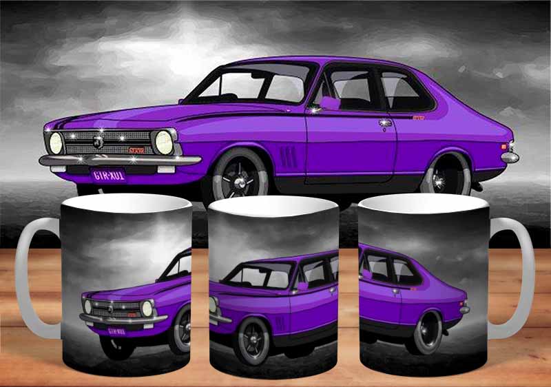 Holden Torana GTR XU1 purple 11oz Mug freeshipping - garageartaustralia