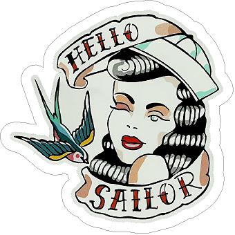 Hello Sailor Sticker - GA