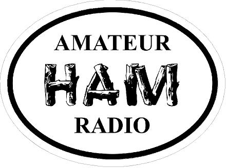 Amateur Ham Radio Sticker freeshipping - garageartaustralia