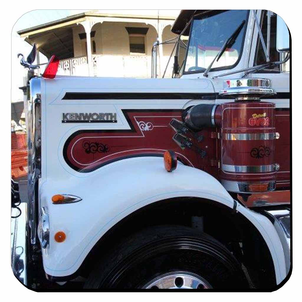 Kenworth Trucks Coaster freeshipping - garageartaustralia