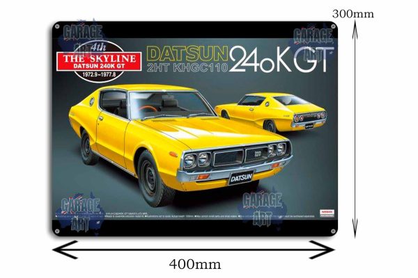 Datsun 240Kgt  Tin Sign freeshipping - garageartaustralia