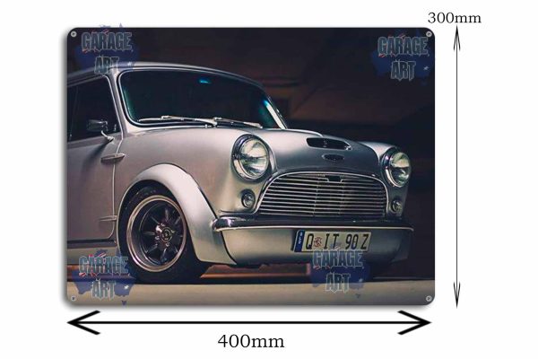 Mini Cooper S Tin Sign freeshipping - garageartaustralia