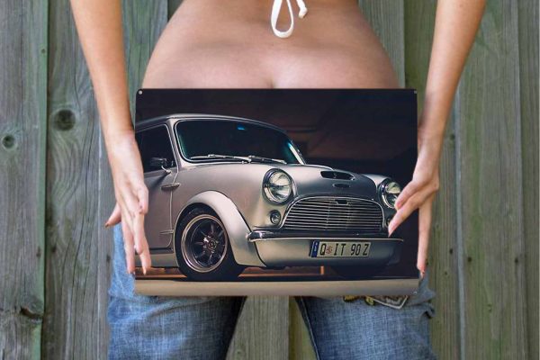 Mini Cooper S Tin Sign freeshipping - garageartaustralia