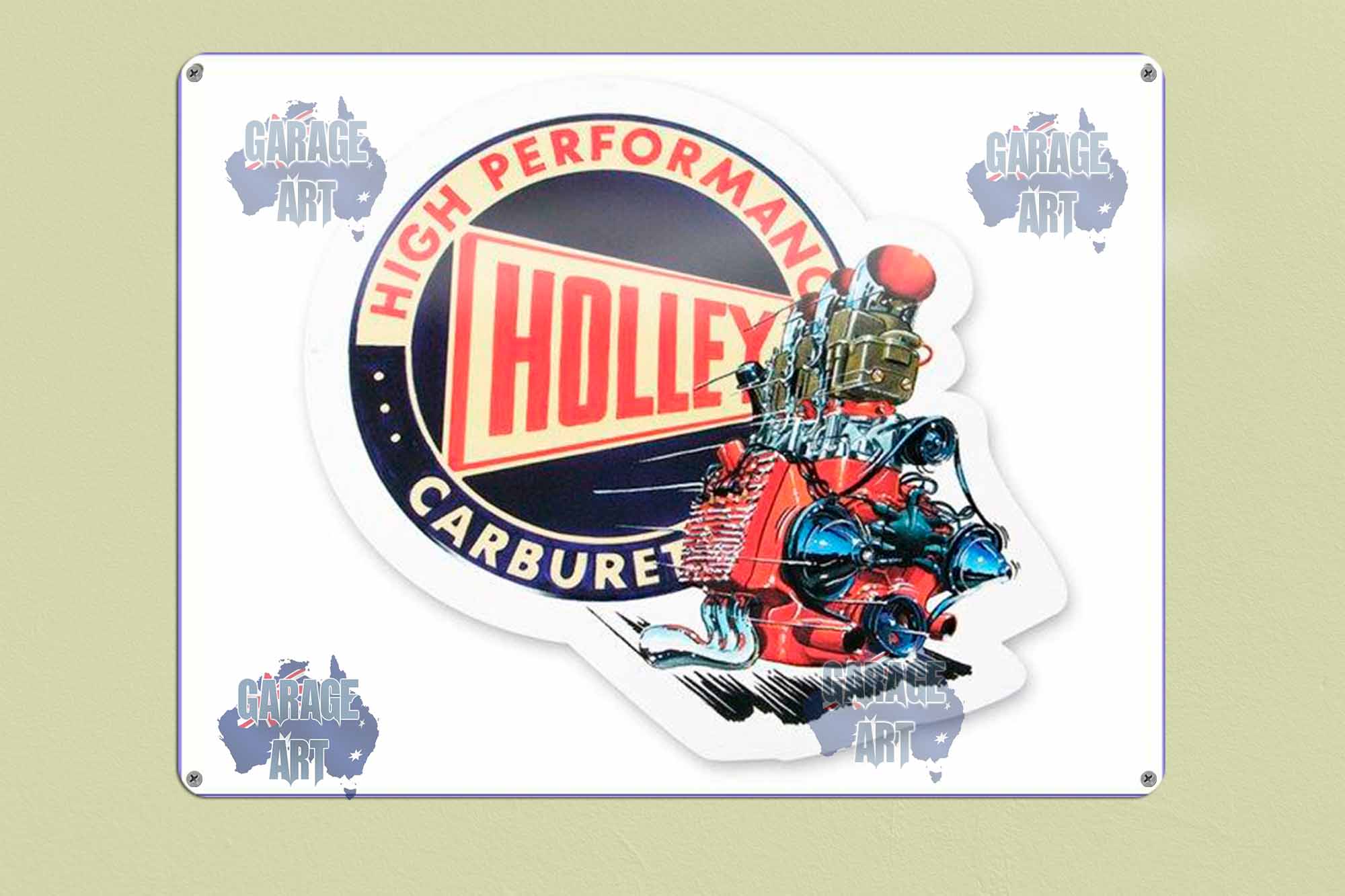 Holley Performance Tin Sign freeshipping - garageartaustralia