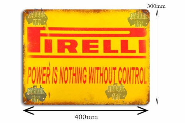 Pirelli Tin Sign freeshipping - garageartaustralia