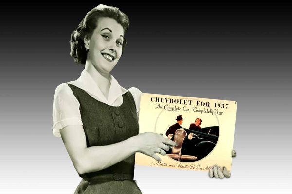 Chevrolet For 1937 Tin Sign freeshipping - garageartaustralia