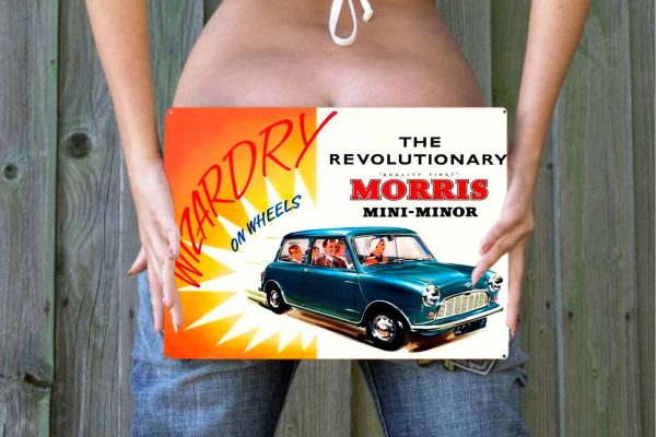 Morris Mini Minor Tin Sign freeshipping - garageartaustralia