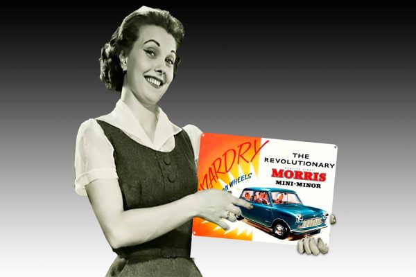 Morris Mini Minor Tin Sign freeshipping - garageartaustralia