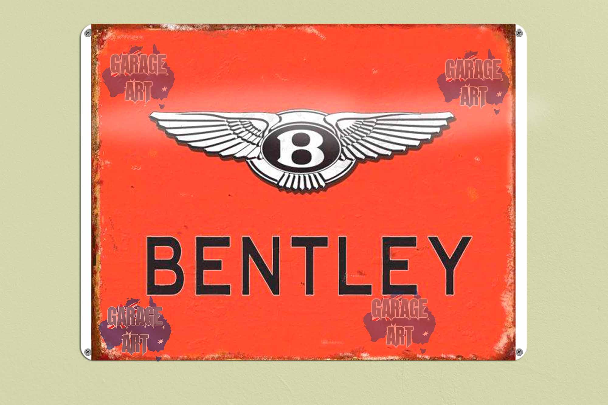Bentley Logo 480x380 Tin Sign freeshipping - garageartaustralia