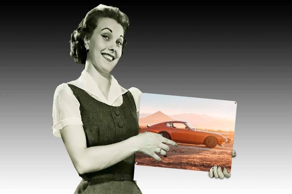 240Z Datsun Rare Breed Tin Sign freeshipping - garageartaustralia