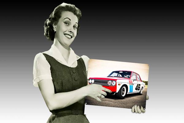 46 Datsun Race Car Tin Sign freeshipping - garageartaustralia