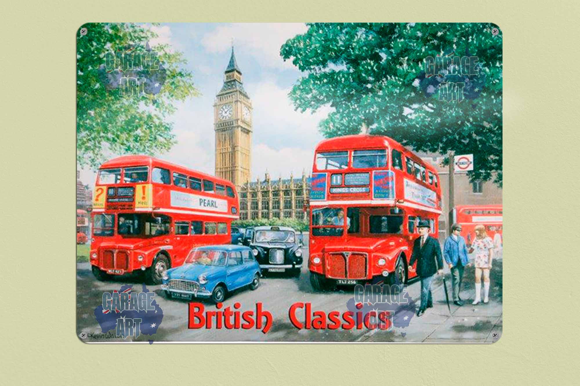 British Classic Tin Sign freeshipping - garageartaustralia
