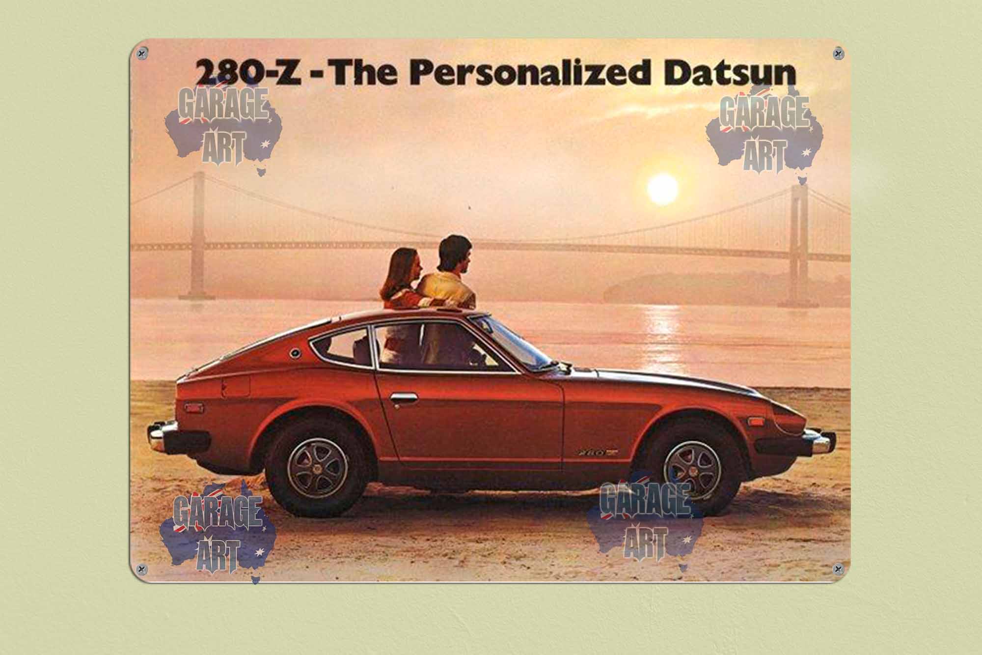 Datsun 2800 Z Tin Sign freeshipping - garageartaustralia