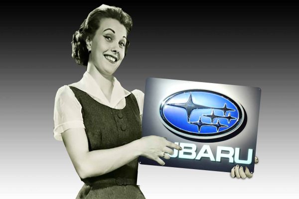Subaru Logo 480mmx380mm Tin Sign freeshipping - garageartaustralia