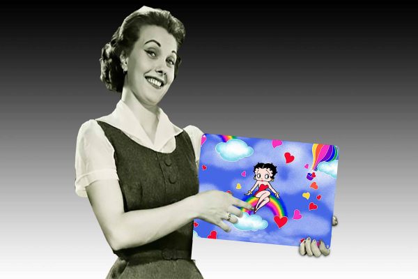 Betty Boop Balloons Tin Sign freeshipping - garageartaustralia