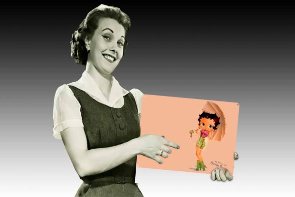 Betty Boop How Do You Do Tin Sign freeshipping - garageartaustralia