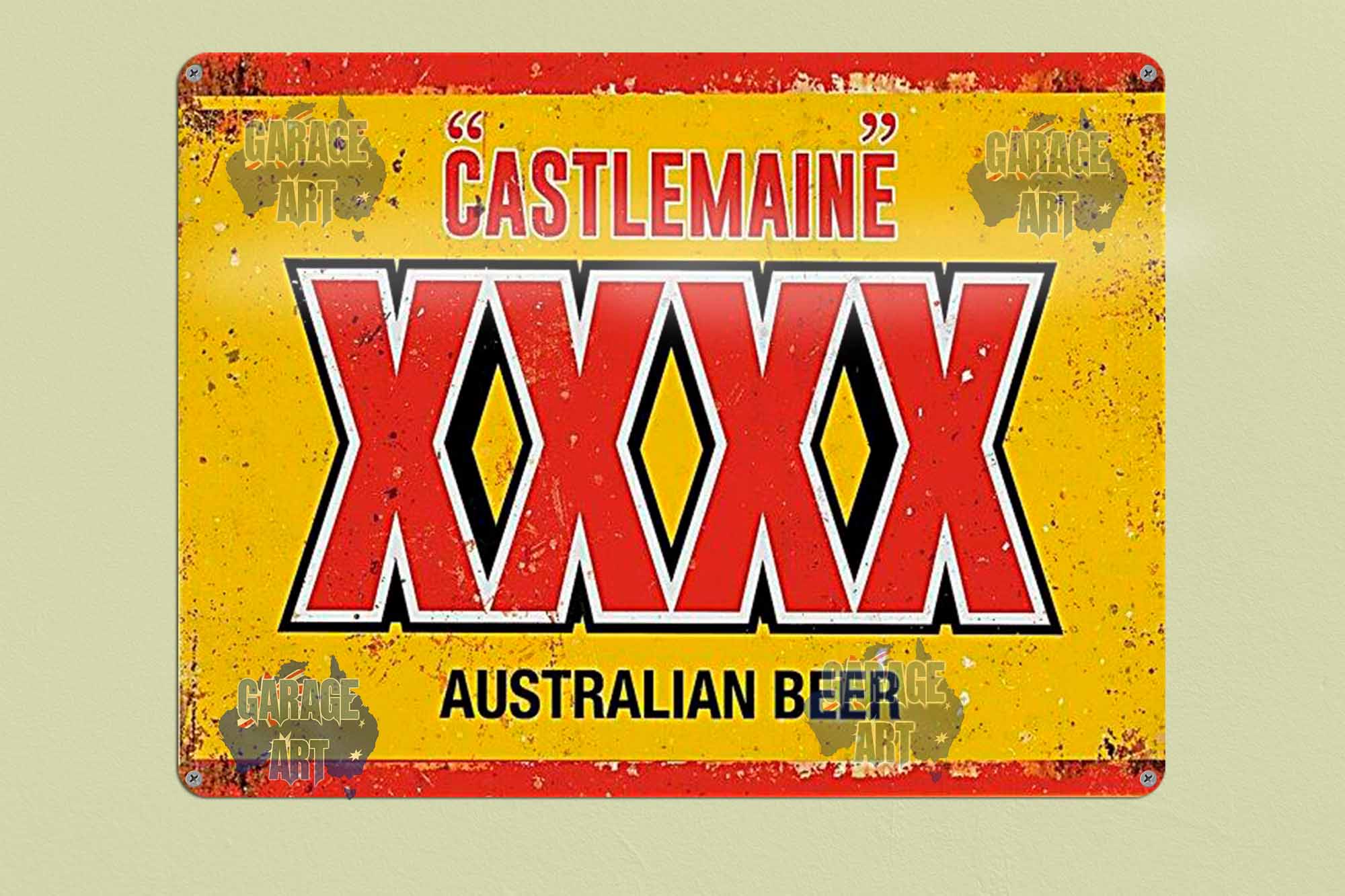 xxxx castlemaine  Tin Sign freeshipping - garageartaustralia