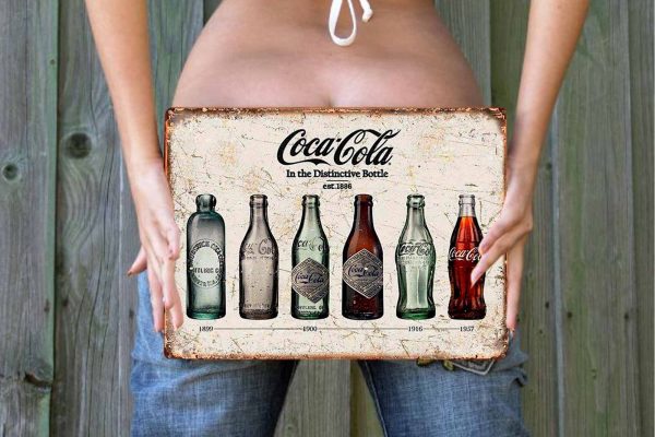Coca Cola Bottles  Tin Sign freeshipping - garageartaustralia
