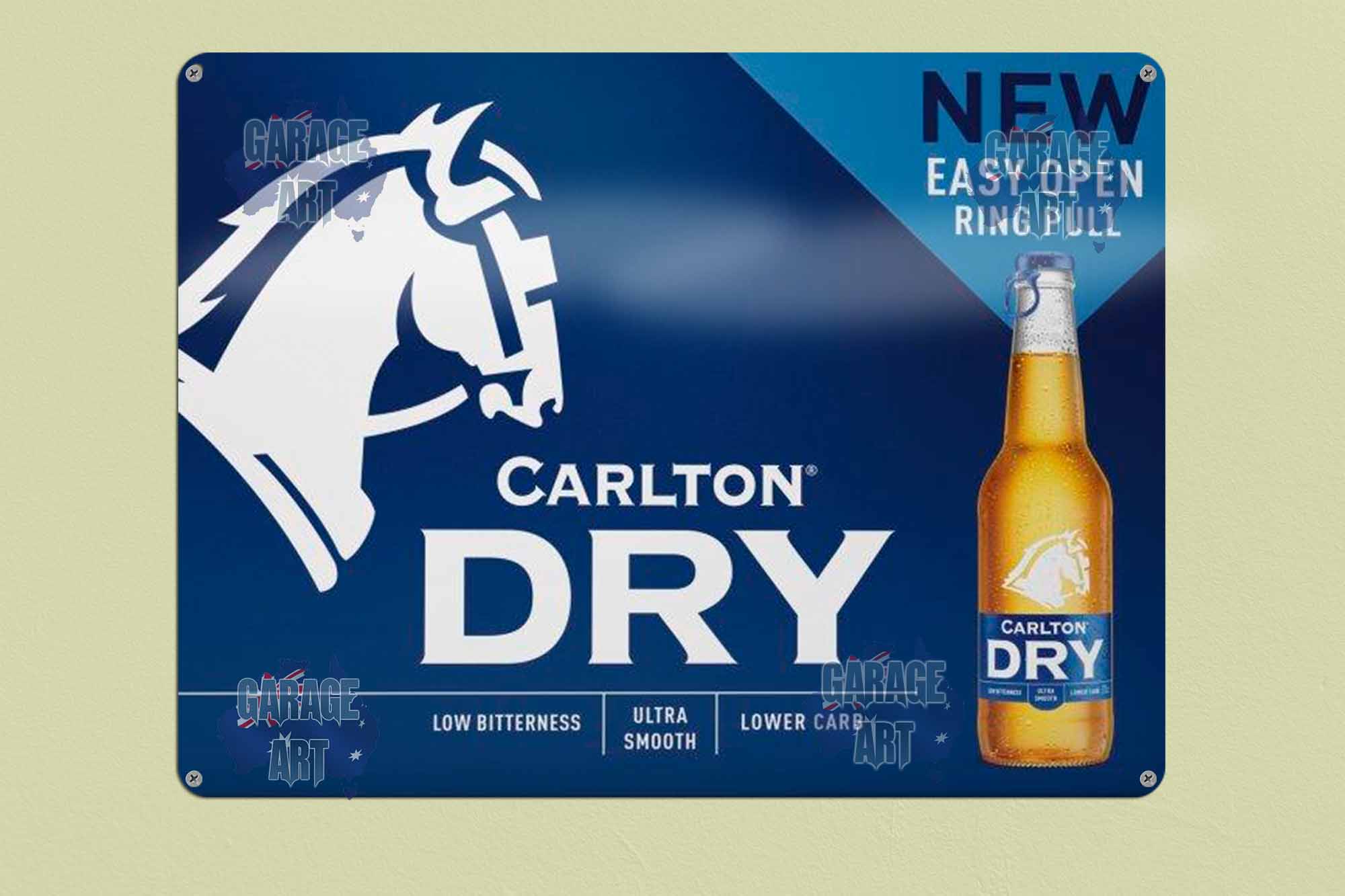 Carlton Dry  Tin Sign freeshipping - garageartaustralia