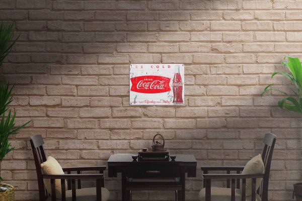 Coca Cola Enjoy the Feeling Stressed  Tin Sign freeshipping - garageartaustralia