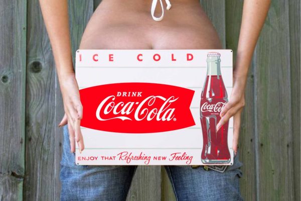 Coca Cola Enjoy the Feeling  Tin Sign freeshipping - garageartaustralia