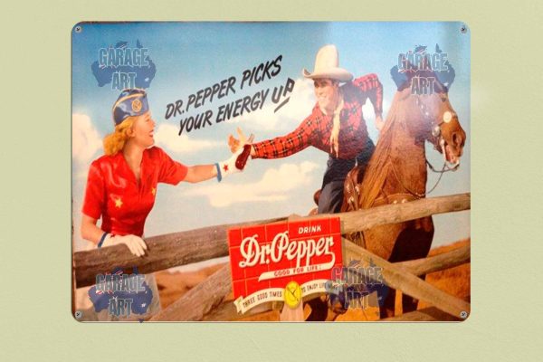 Dr Pepper Picks Your Energy Up Tin Sign freeshipping - garageartaustralia