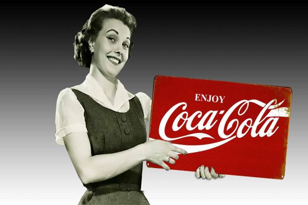 Enjoy Coca Cola 600mmx400mm Tin Sign freeshipping - garageartaustralia