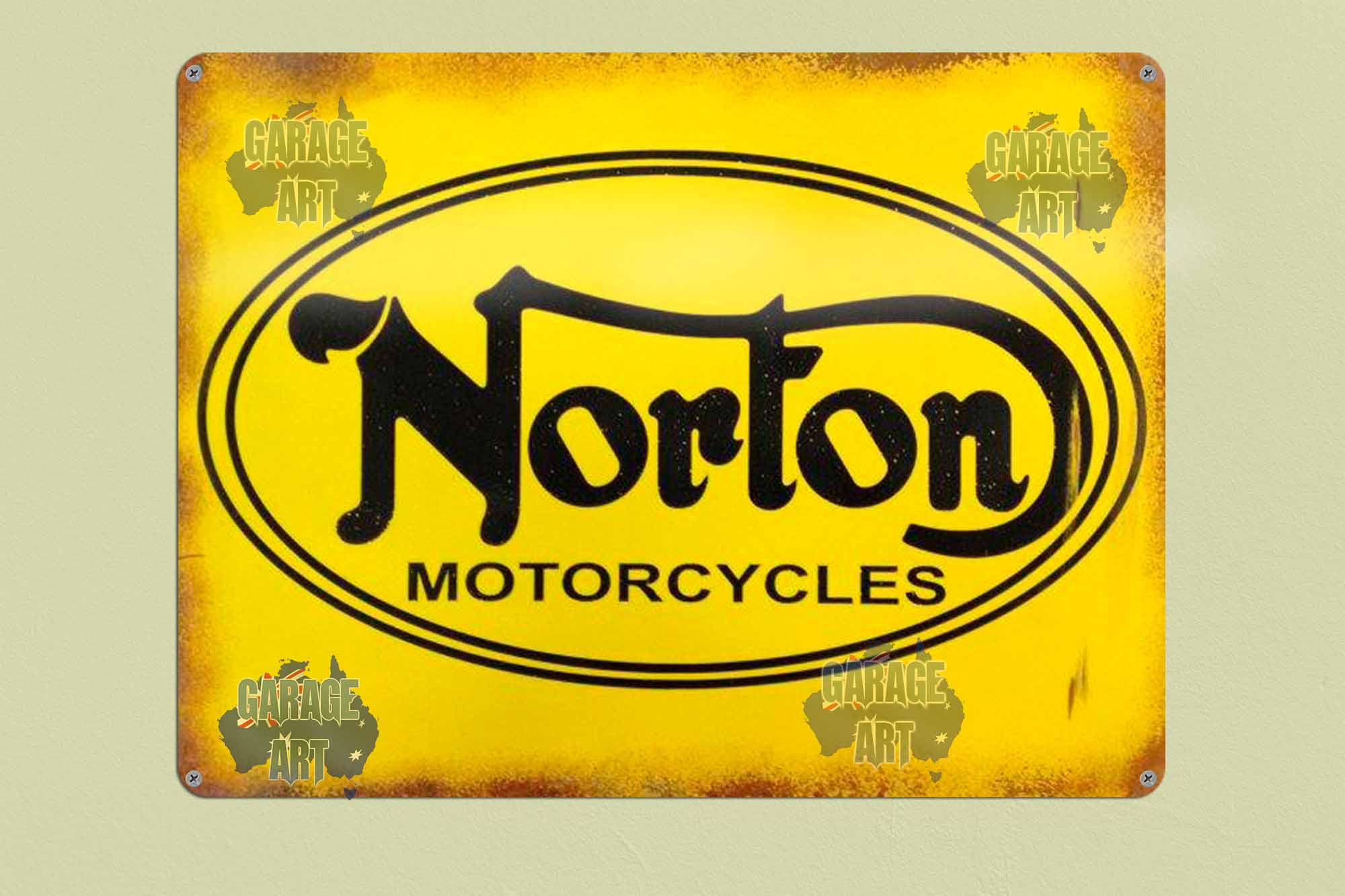 Norton Motorbikes Tin Sign freeshipping - garageartaustralia