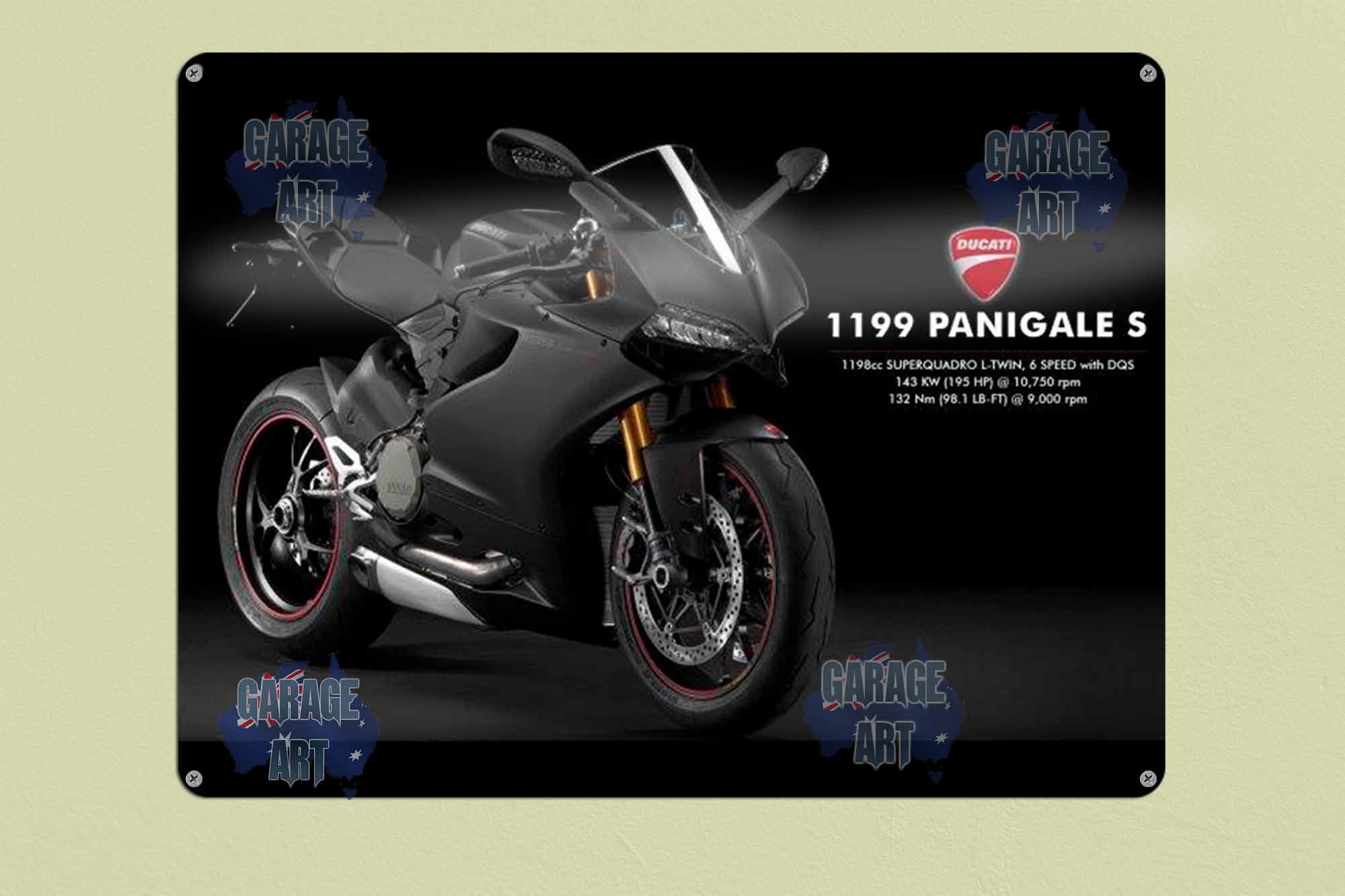 Panigale's Ducatti  Tin Sign freeshipping - garageartaustralia