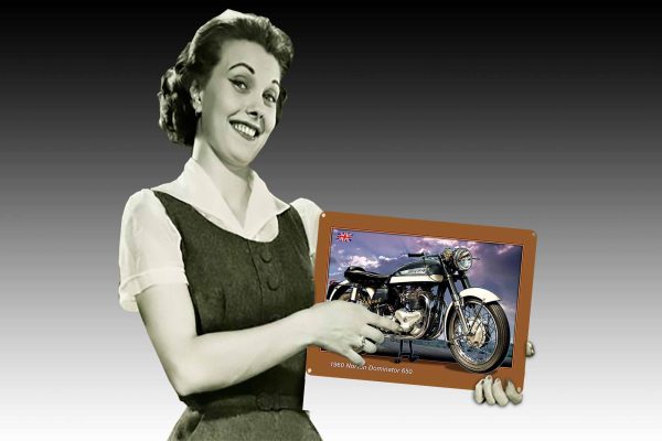 1960 Norton Dominator  Tin Sign freeshipping - garageartaustralia
