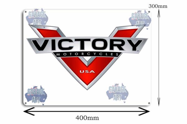 Victory Motorcycles Tin Sign freeshipping - garageartaustralia