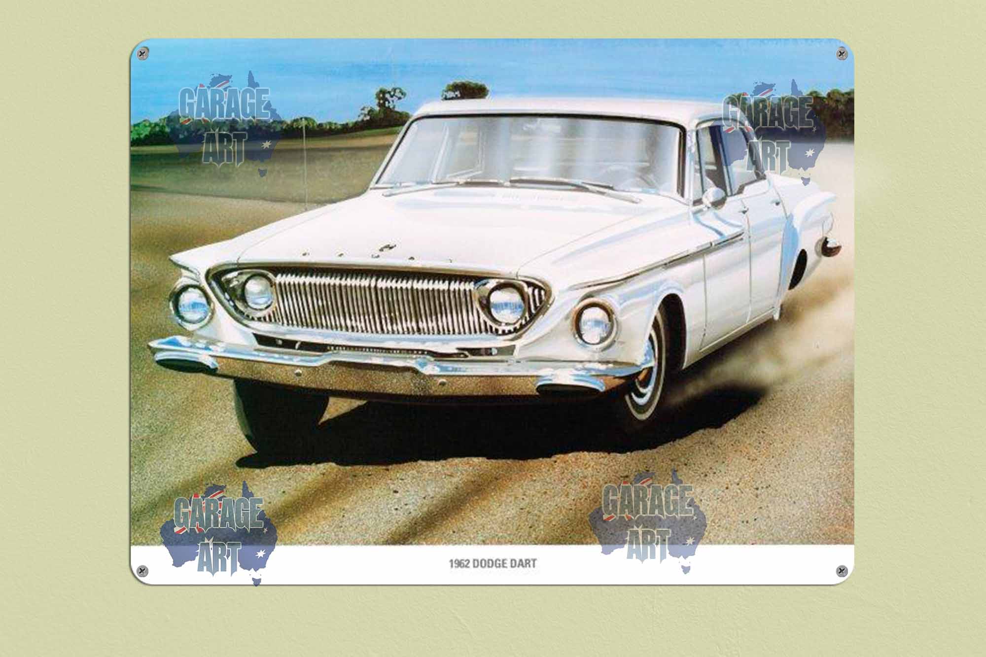 1962 Dodge Dart Tin Sign freeshipping - garageartaustralia
