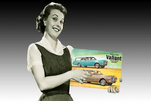 1965 AP6 Every Year Valiant Tin Sign freeshipping - garageartaustralia