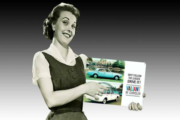 1963 Safari Why Follow Leader Tin Sign freeshipping - garageartaustralia