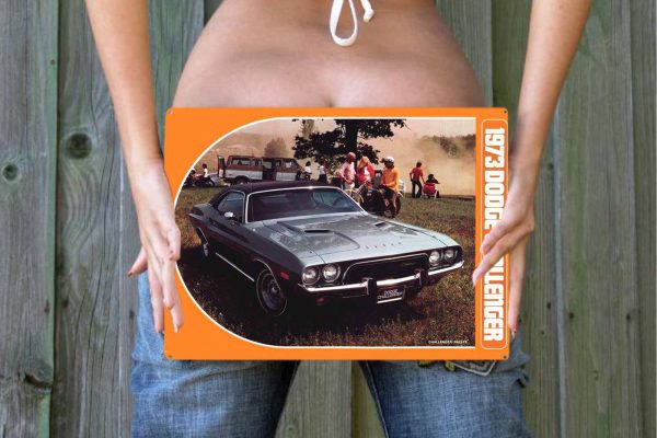 Dodge Challenger Rally Tin Sign freeshipping - garageartaustralia