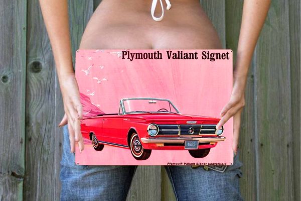 Plymouth Valiant Signet Tin Sign freeshipping - garageartaustralia