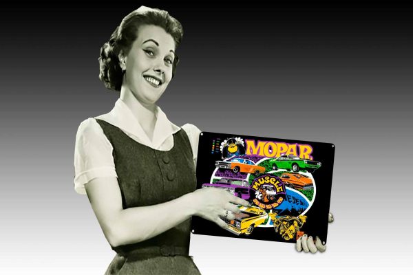 Mopar Muscle Collage Tin Sign freeshipping - garageartaustralia