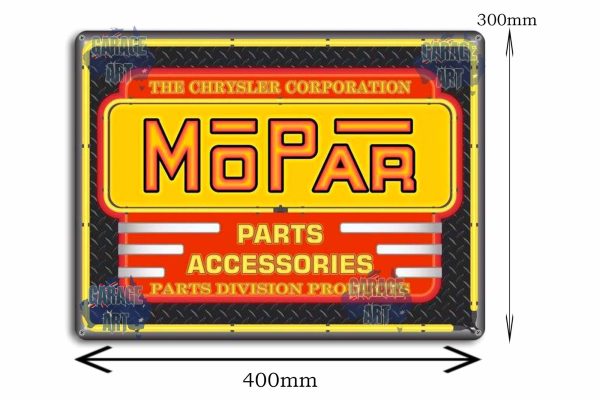 Mopar Neon Parts Accessories Tin Sign freeshipping - garageartaustralia