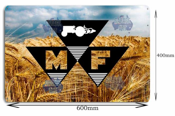 Massey Ferguson Farming 600mmx400mm Tin Sign freeshipping - garageartaustralia