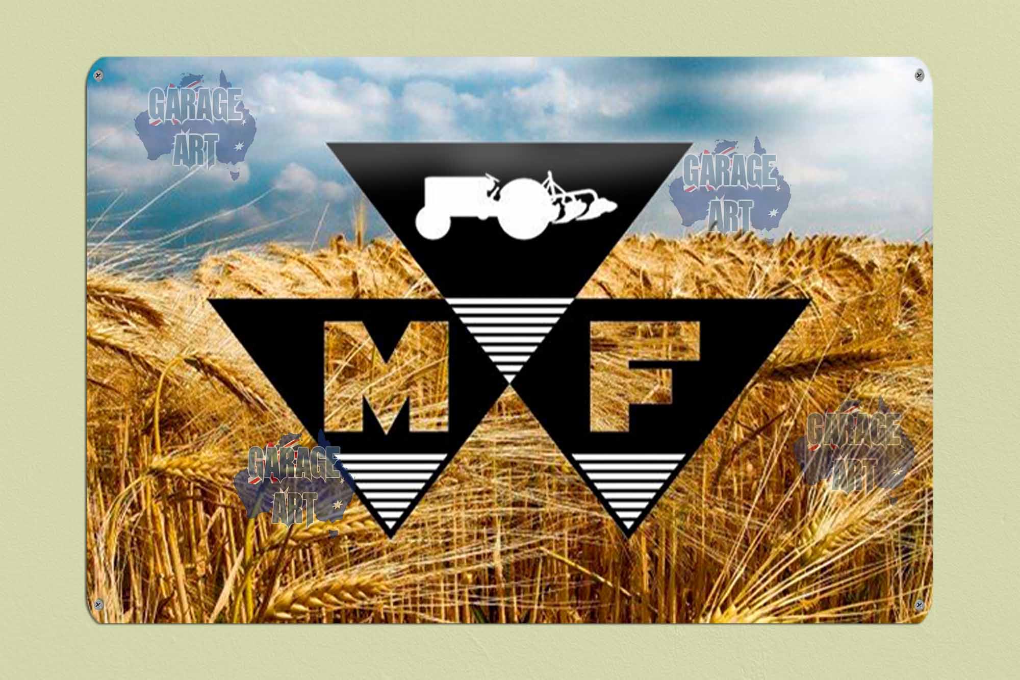 Massey Ferguson Farming 600mmx400mm Tin Sign freeshipping - garageartaustralia