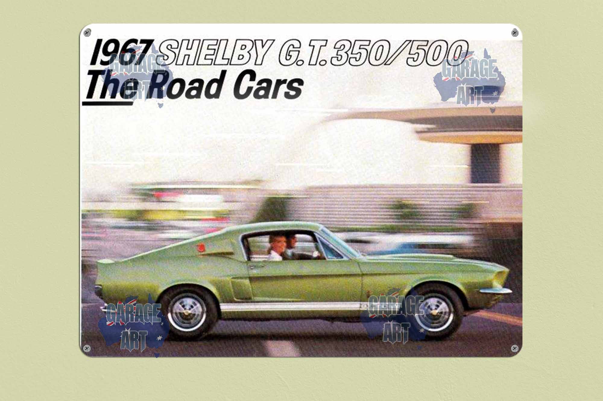 1967 Shelby Mustang Tin Sign freeshipping - garageartaustralia