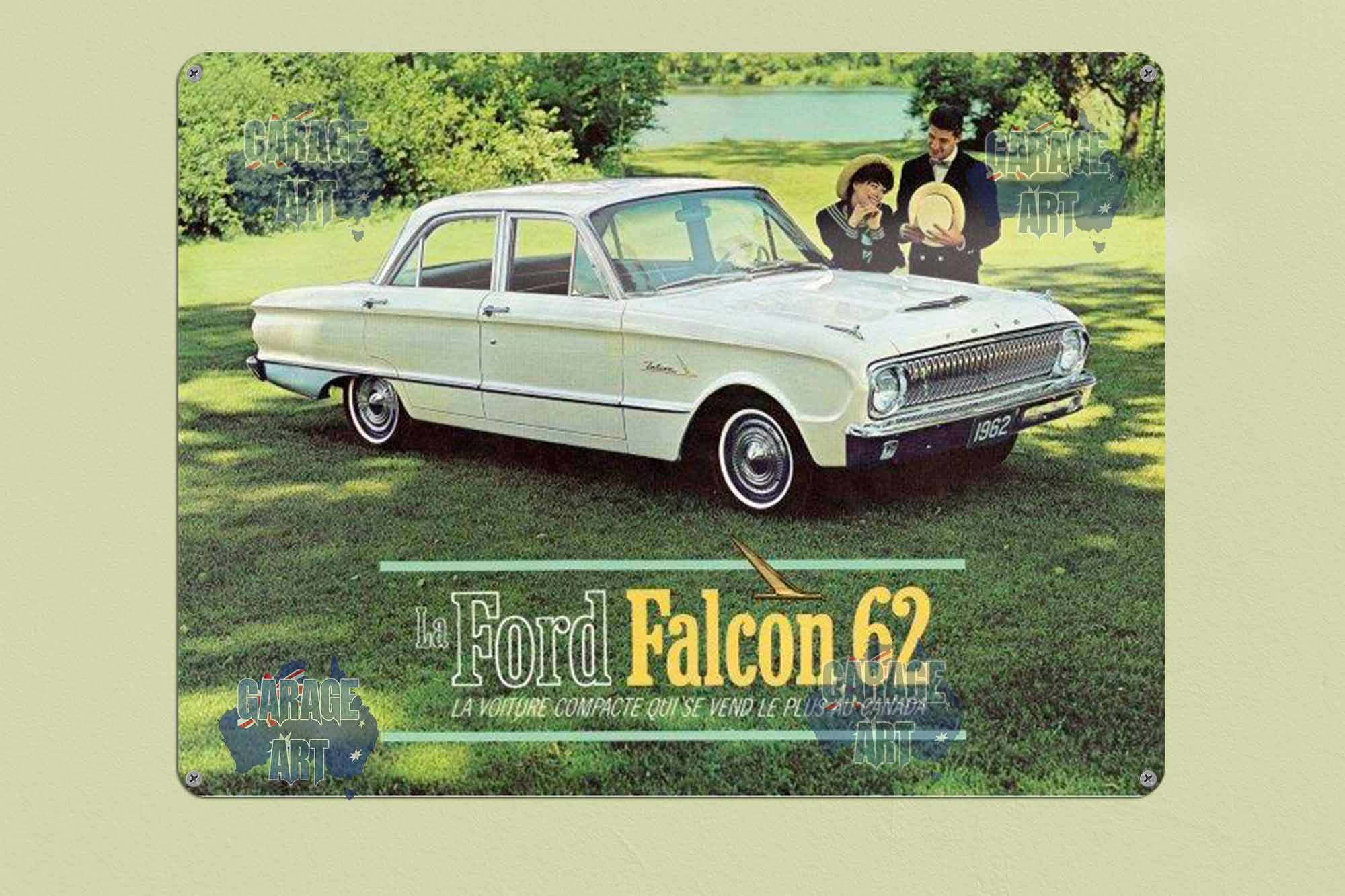 Falcon 1962 Tin Sign freeshipping - garageartaustralia