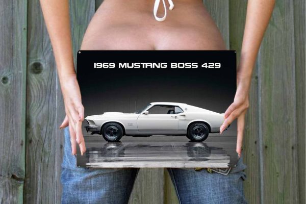 68 Boss Sideview 429 Tin Sign freeshipping - garageartaustralia