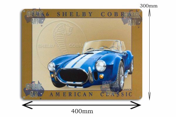 1966 Shelby American Cobra Tin Sign freeshipping - garageartaustralia