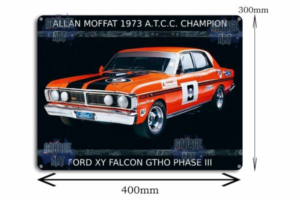 Moffat Phase III Ford Falcon Tin Sign freeshipping - garageartaustralia