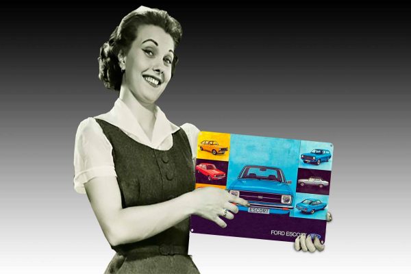 Ford Escort Tin Sign freeshipping - garageartaustralia