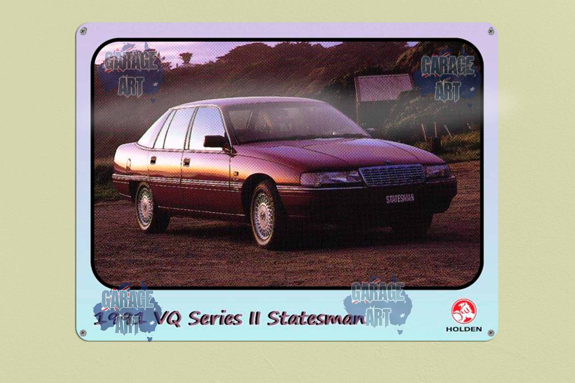 1991 Holden VQ Series II statesman Tin Sign freeshipping - garageartaustralia